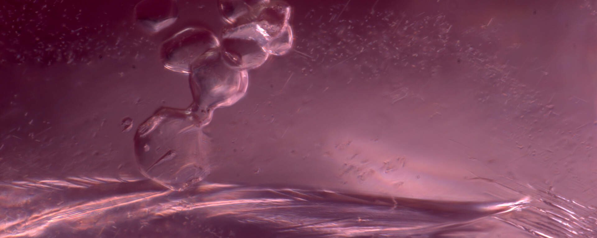 Inclusion of apatite in ruby from Tanzania